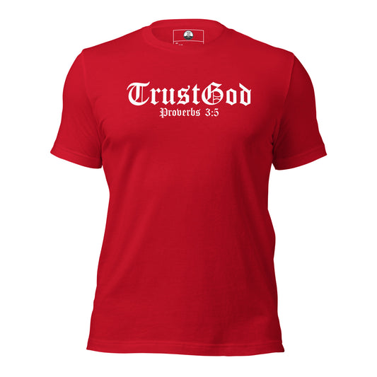 TRUST GOD (RED) TEE
